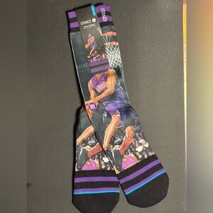 Stance Basketball Tracy Mcgrady Toronto Raptors Socks Sz L-XL